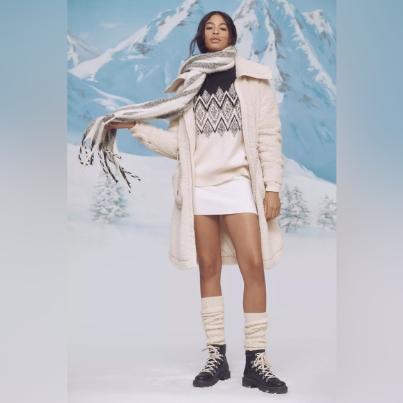 BY ANTHROPOLOGIE BRUSHED WOVEN SCARF: VERTICAL STRIPE EDITION Style No. 94799939 - Picture 2 of 3